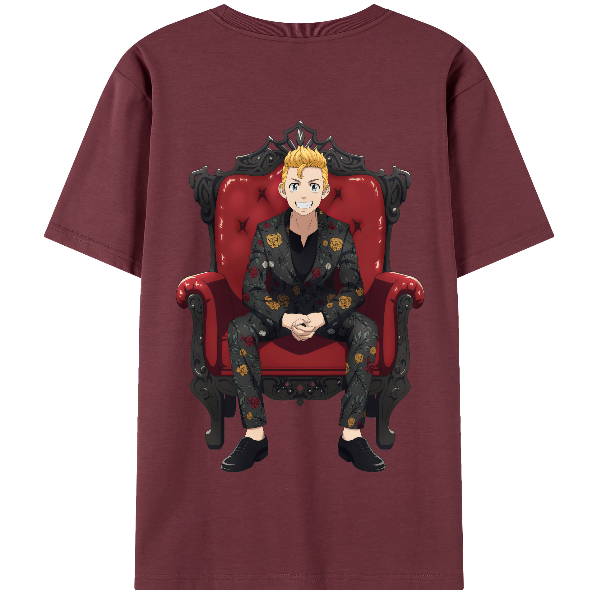 （画像用） 東京リベンジャーズ Tokyo Revengers 綿100％半袖Tシャツ（背面プリント）